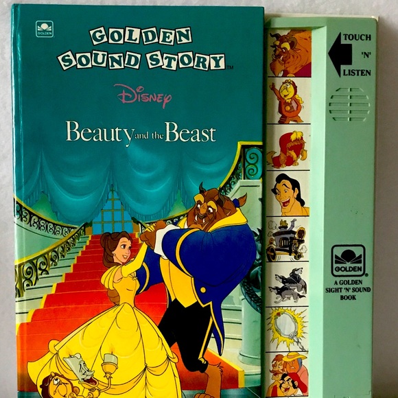 Disney Other Vintage Musical Beauty And The Beast Sound Storybook